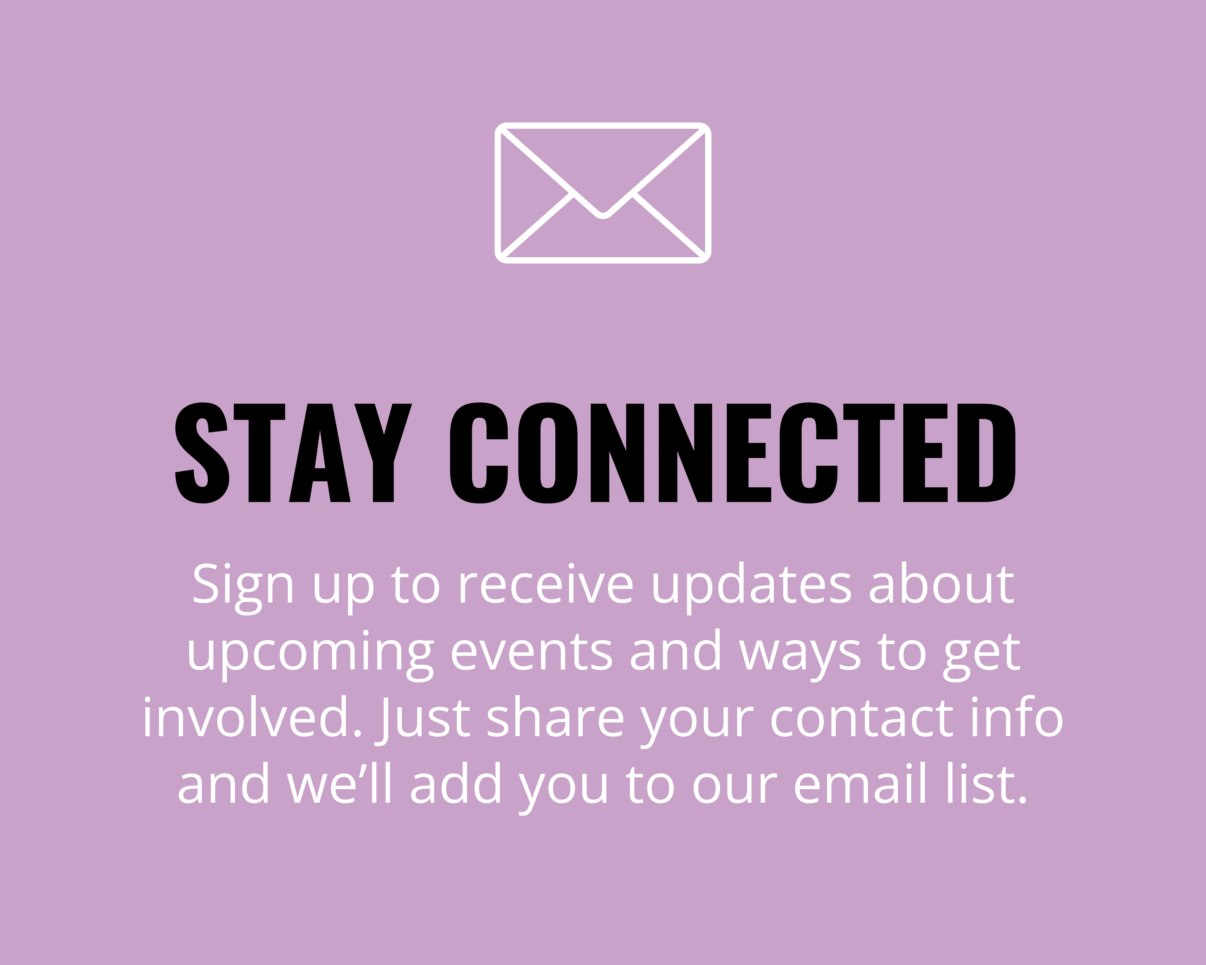 Stay Connected
